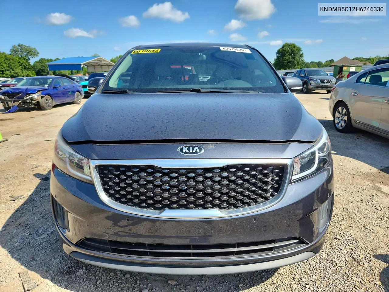 2017 Kia Sedona Lx VIN: KNDMB5C12H6246330 Lot: 60576626