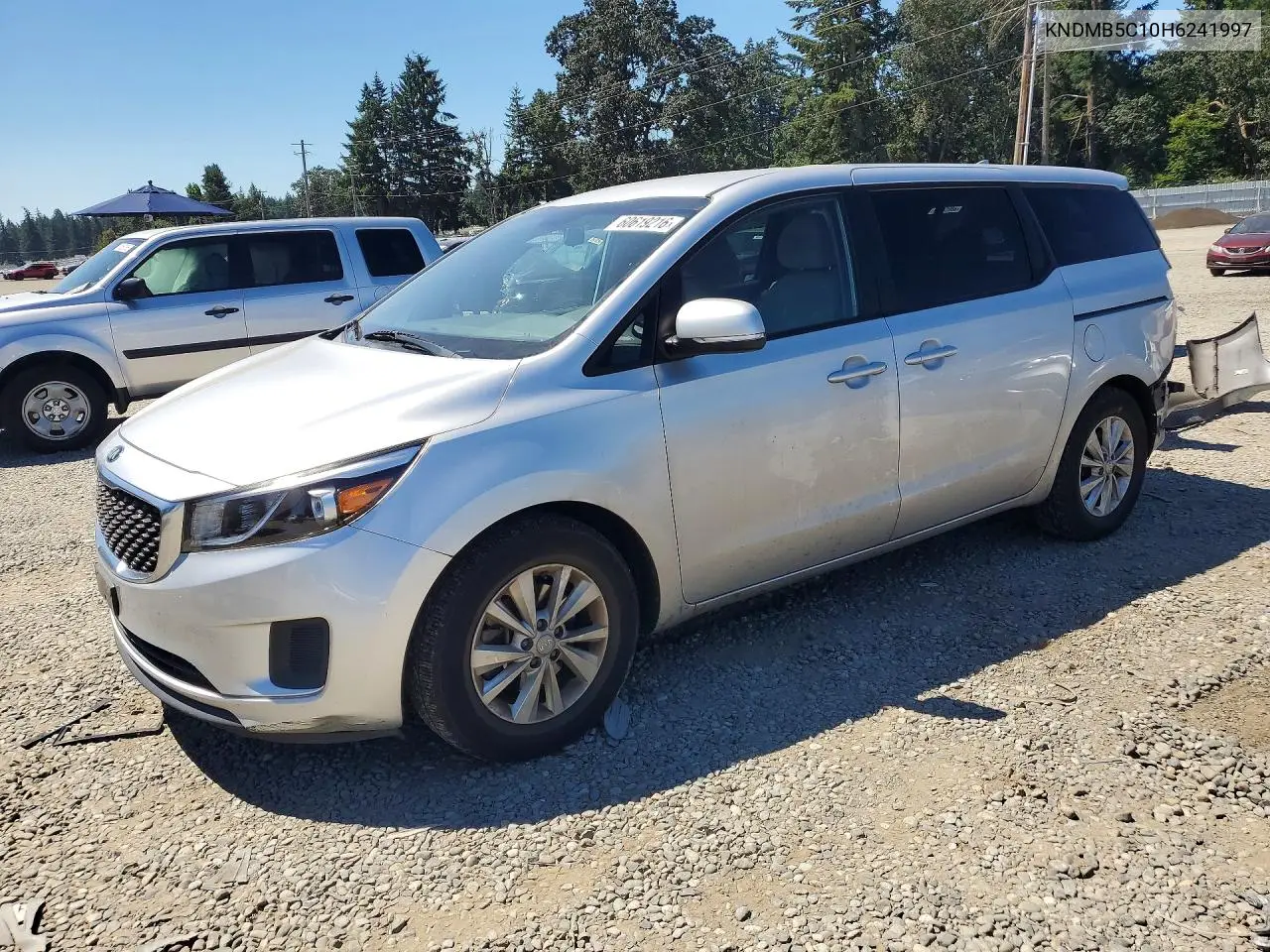 2017 Kia Sedona Lx VIN: KNDMB5C10H6241997 Lot: 60619216