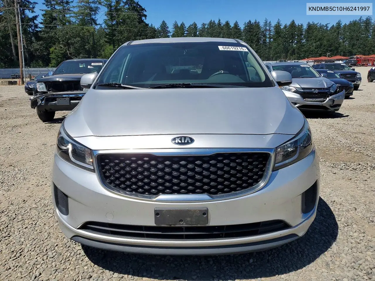 2017 Kia Sedona Lx VIN: KNDMB5C10H6241997 Lot: 60619216