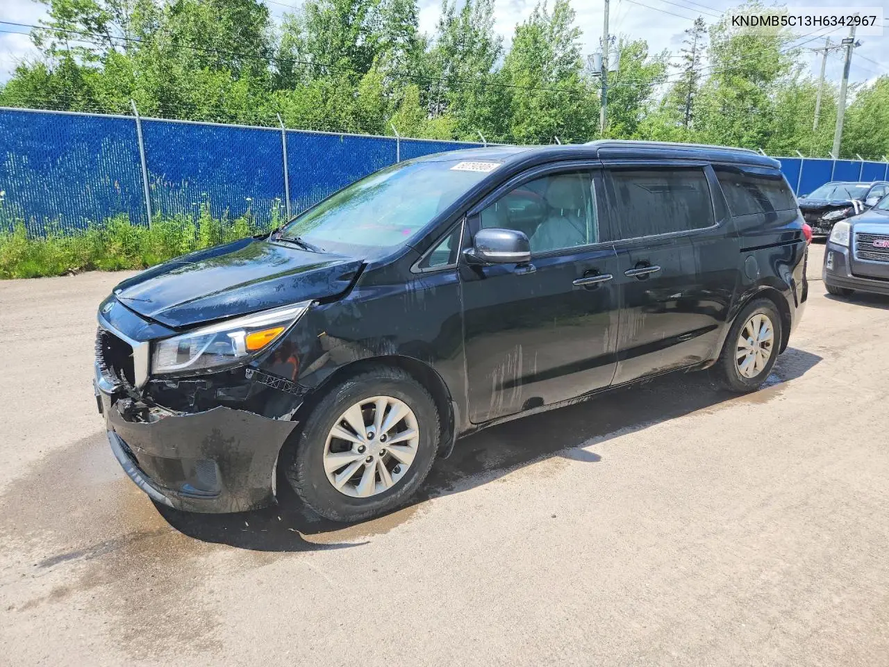 2017 Kia Sedona Lx VIN: KNDMB5C13H6342967 Lot: 60790906