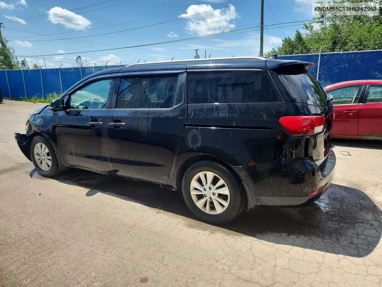2017 Kia Sedona Lx VIN: KNDMB5C13H6342967 Lot: 60790906