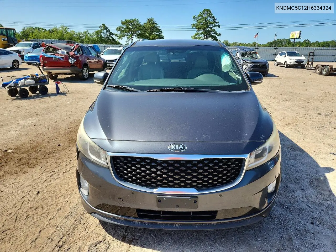 2017 Kia Sedona Ex VIN: KNDMC5C12H6334324 Lot: 61171336
