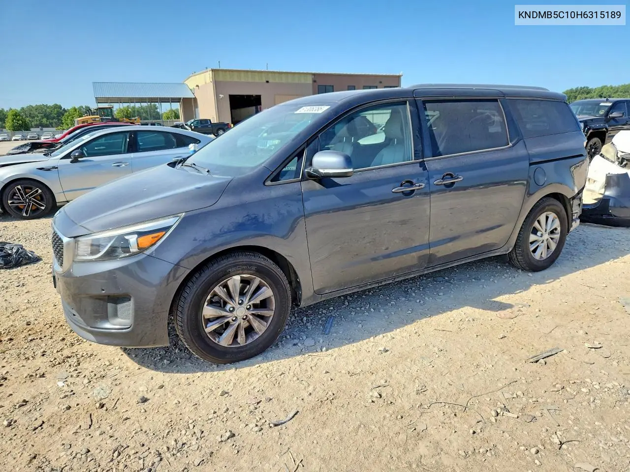2017 Kia Sedona Lx VIN: KNDMB5C10H6315189 Lot: 61306386