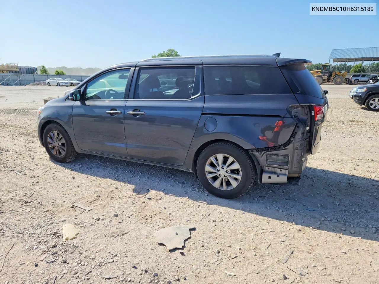 2017 Kia Sedona Lx VIN: KNDMB5C10H6315189 Lot: 61306386