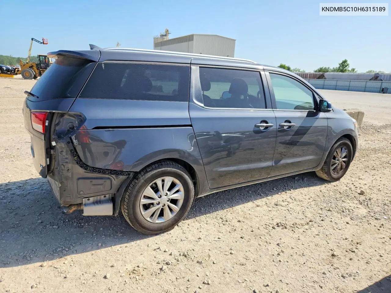2017 Kia Sedona Lx VIN: KNDMB5C10H6315189 Lot: 61306386