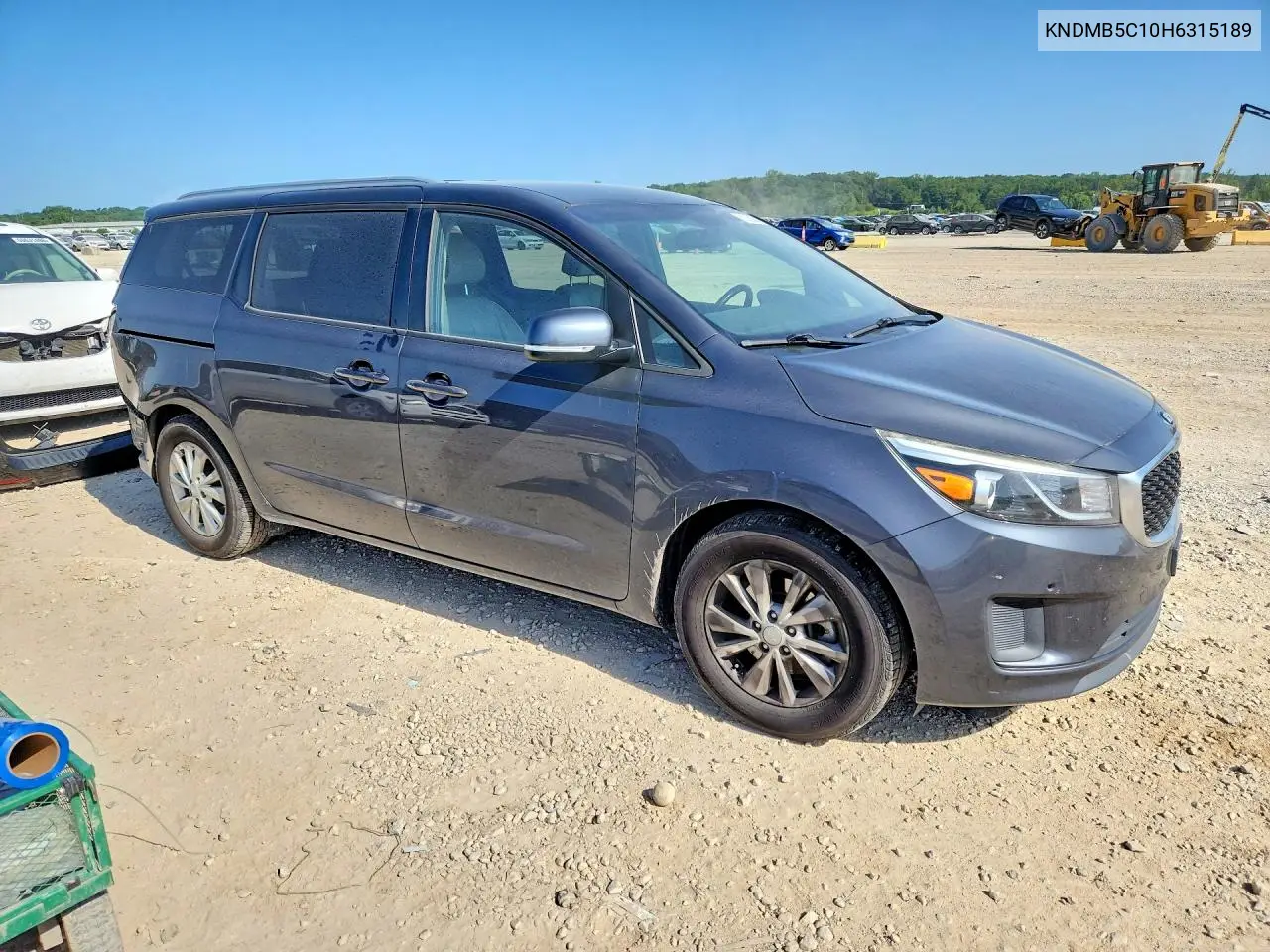 2017 Kia Sedona Lx VIN: KNDMB5C10H6315189 Lot: 61306386