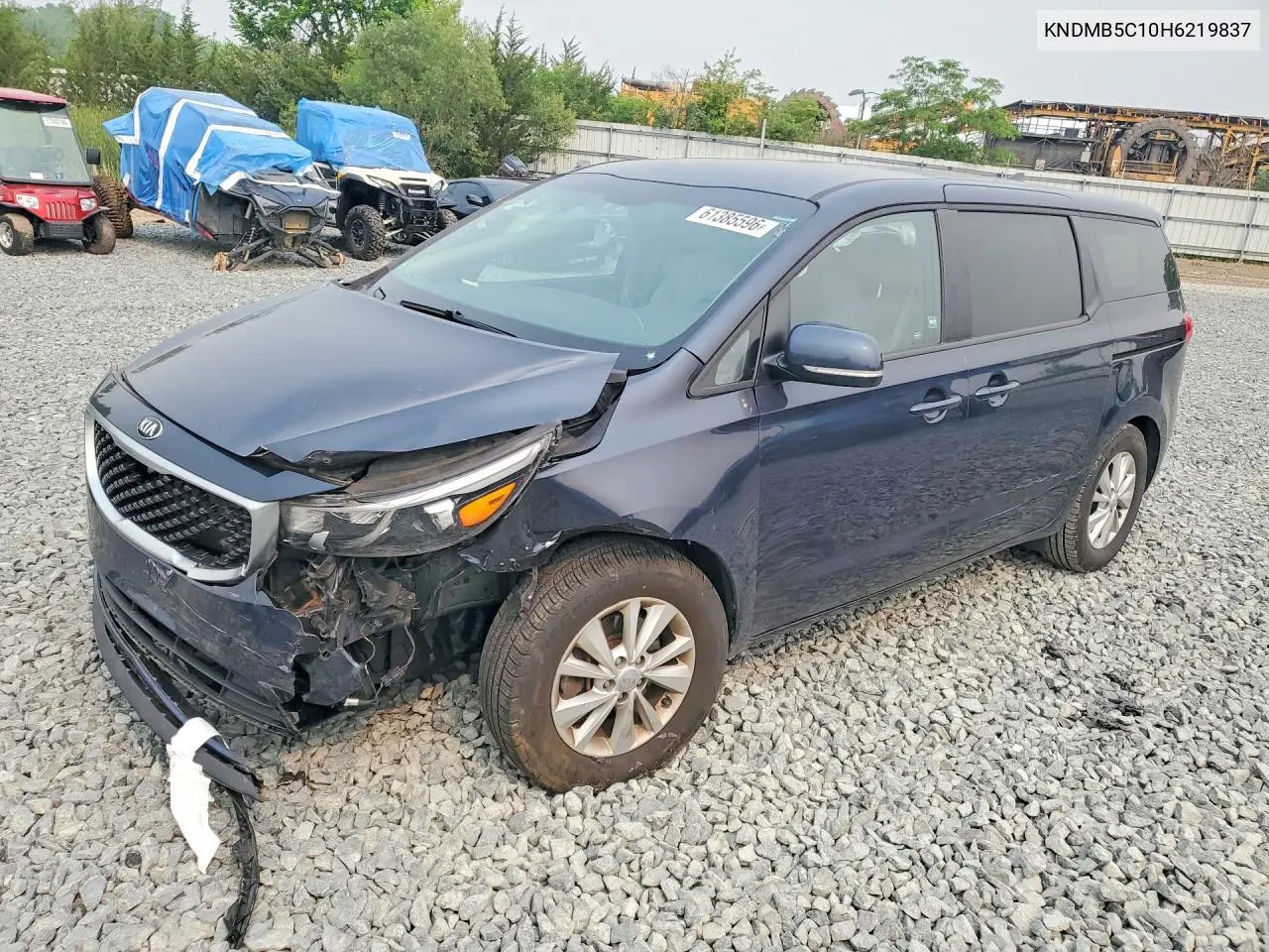 2017 Kia Sedona Lx VIN: KNDMB5C10H6219837 Lot: 61385596
