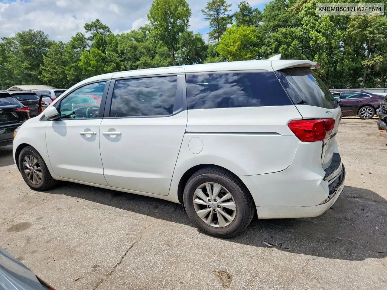 2017 Kia Sedona Lx VIN: KNDMB5C17H6245674 Lot: 61958166