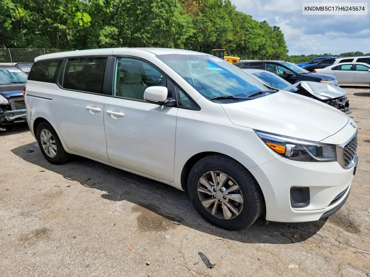 2017 Kia Sedona Lx VIN: KNDMB5C17H6245674 Lot: 61958166
