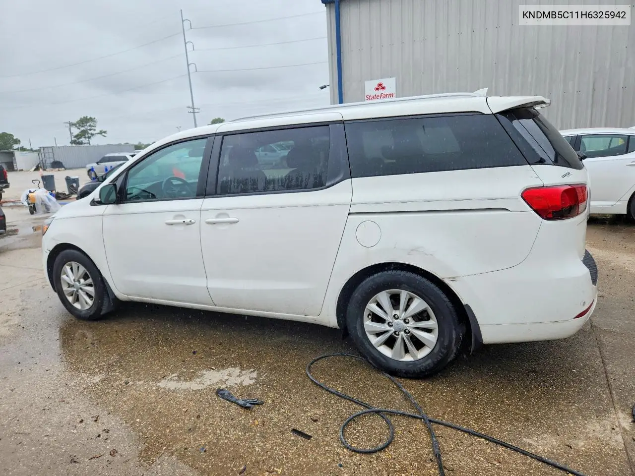 2017 Kia Sedona Lx VIN: KNDMB5C11H6325942 Lot: 62104836