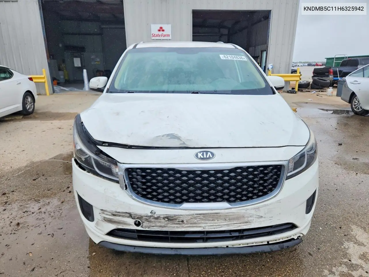 2017 Kia Sedona Lx VIN: KNDMB5C11H6325942 Lot: 62104836