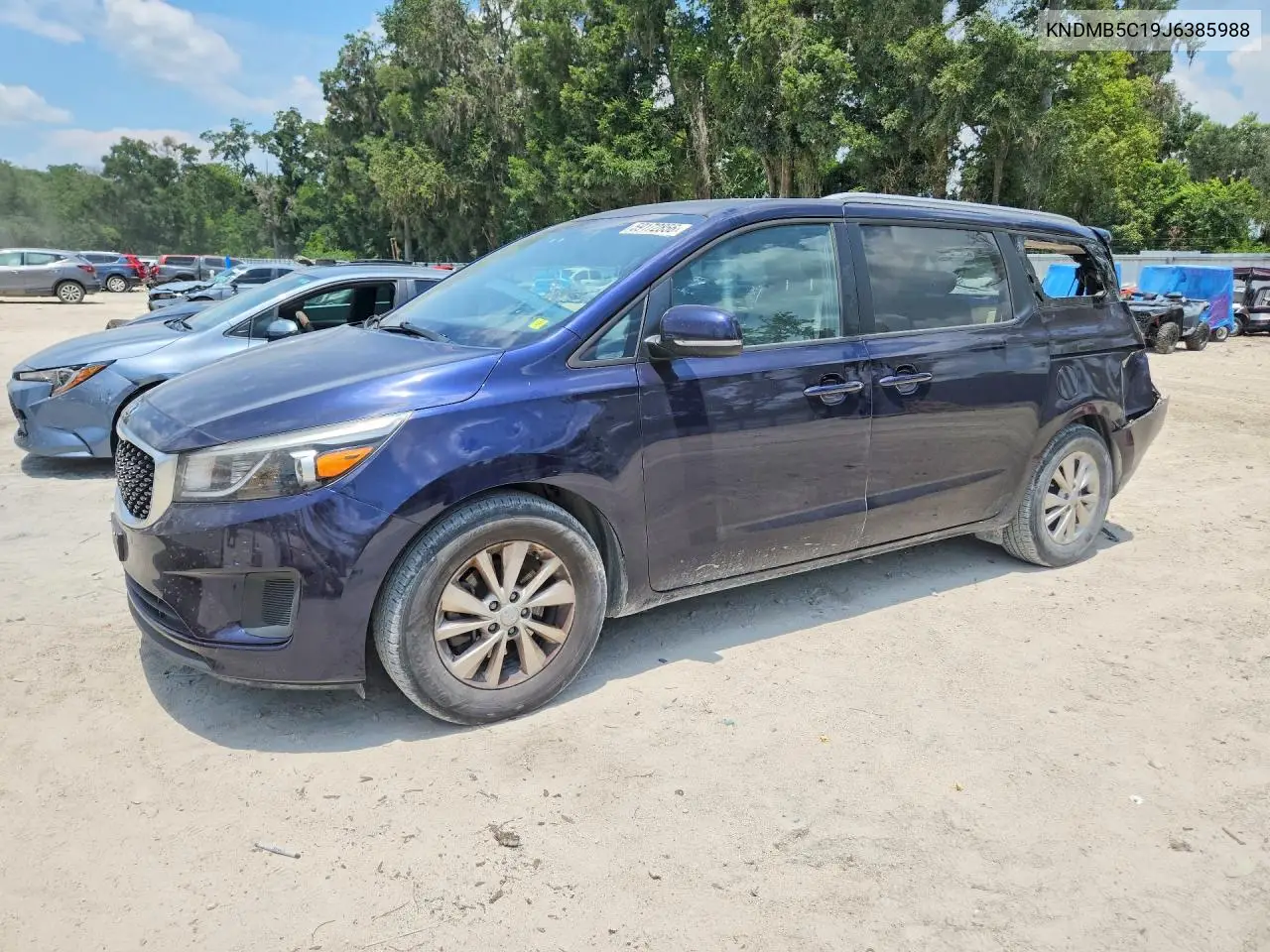 2018 Kia Sedona Lx VIN: KNDMB5C19J6385988 Lot: 59172856