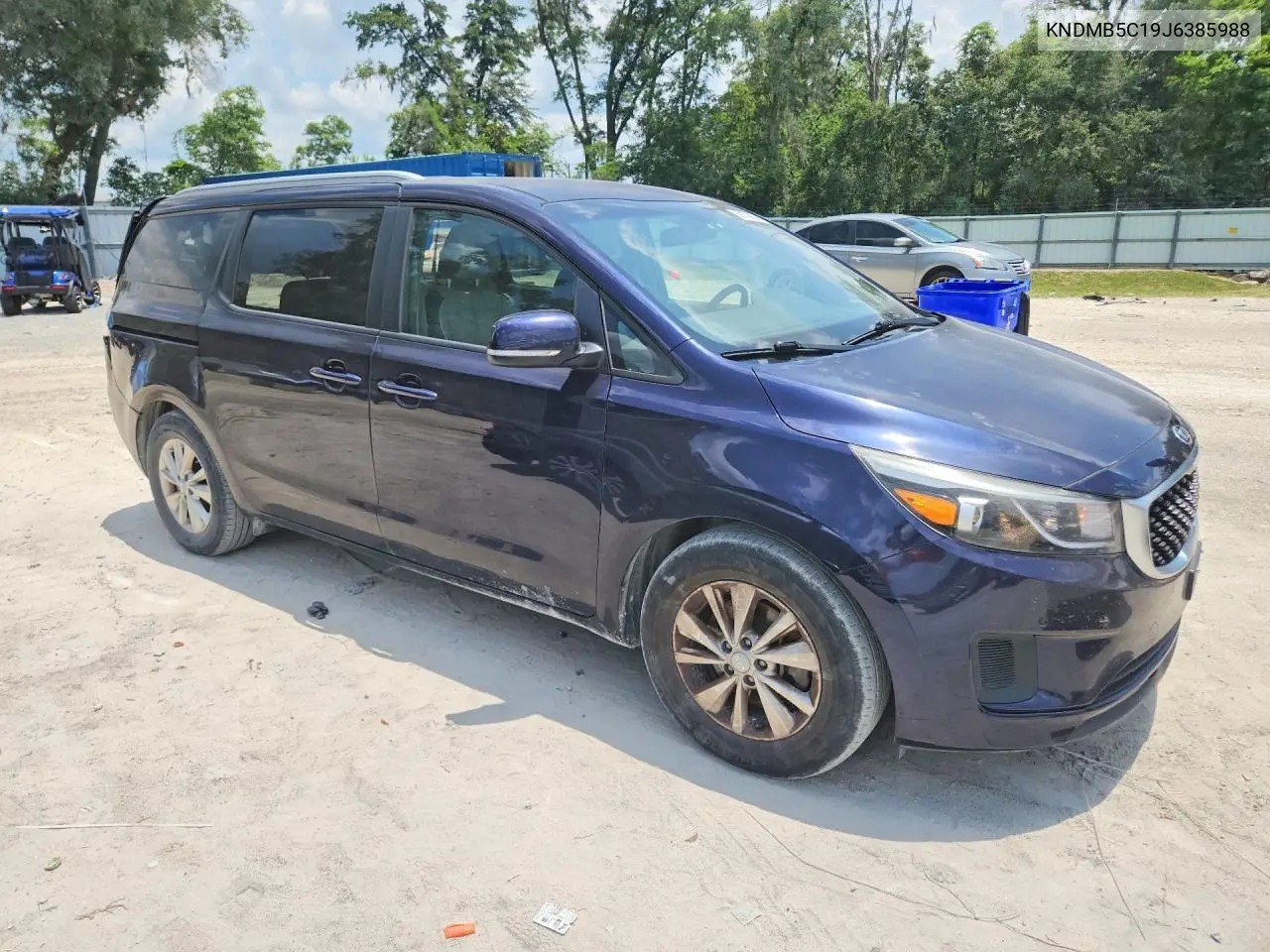 2018 Kia Sedona Lx VIN: KNDMB5C19J6385988 Lot: 59172856