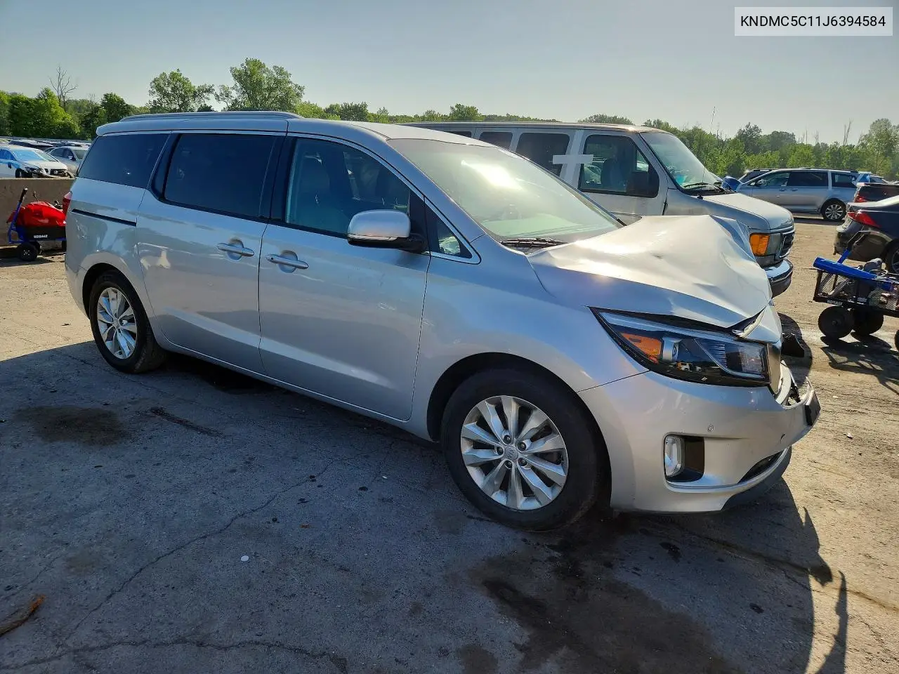 2018 Kia Sedona Ex VIN: KNDMC5C11J6394584 Lot: 59224206