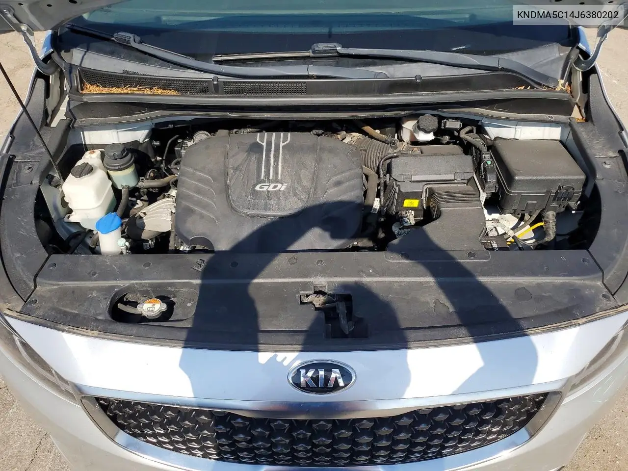 2018 Kia Sedona L VIN: KNDMA5C14J6380202 Lot: 59253226