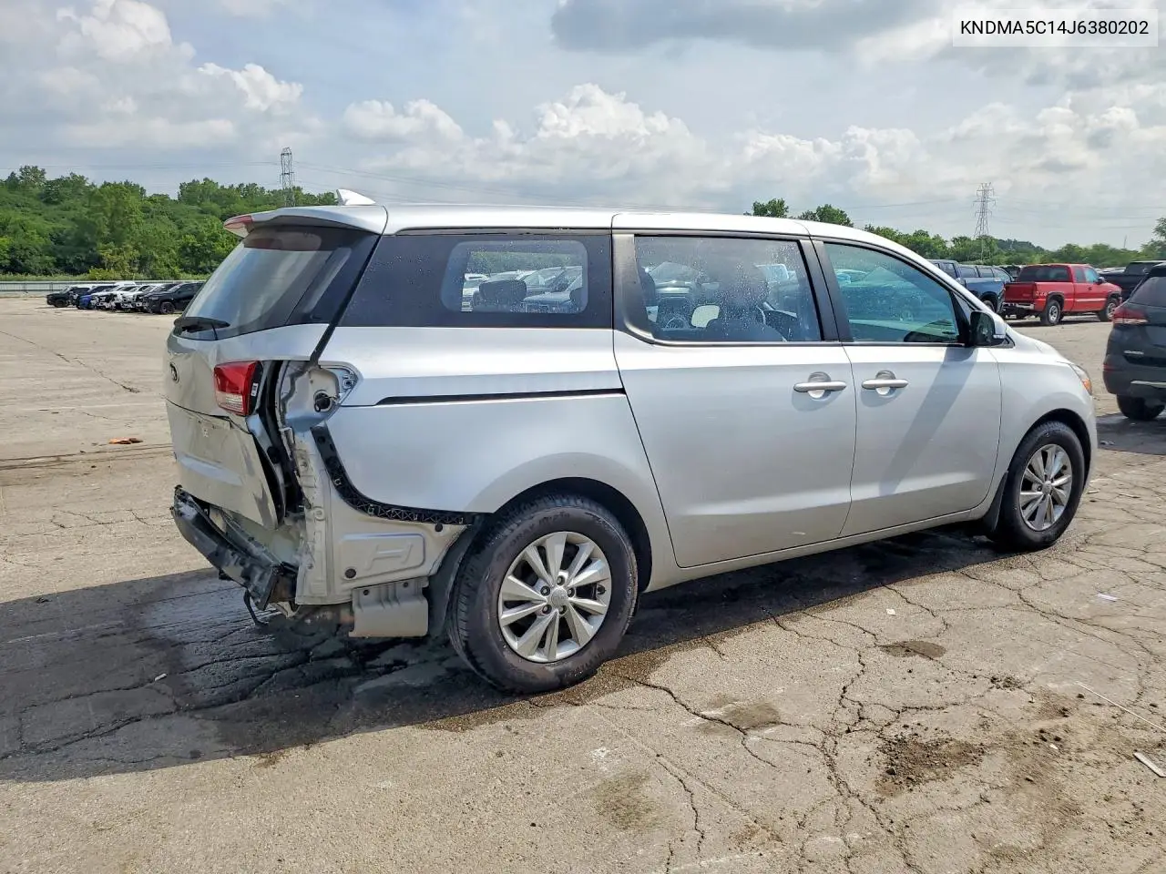 2018 Kia Sedona L VIN: KNDMA5C14J6380202 Lot: 59253226