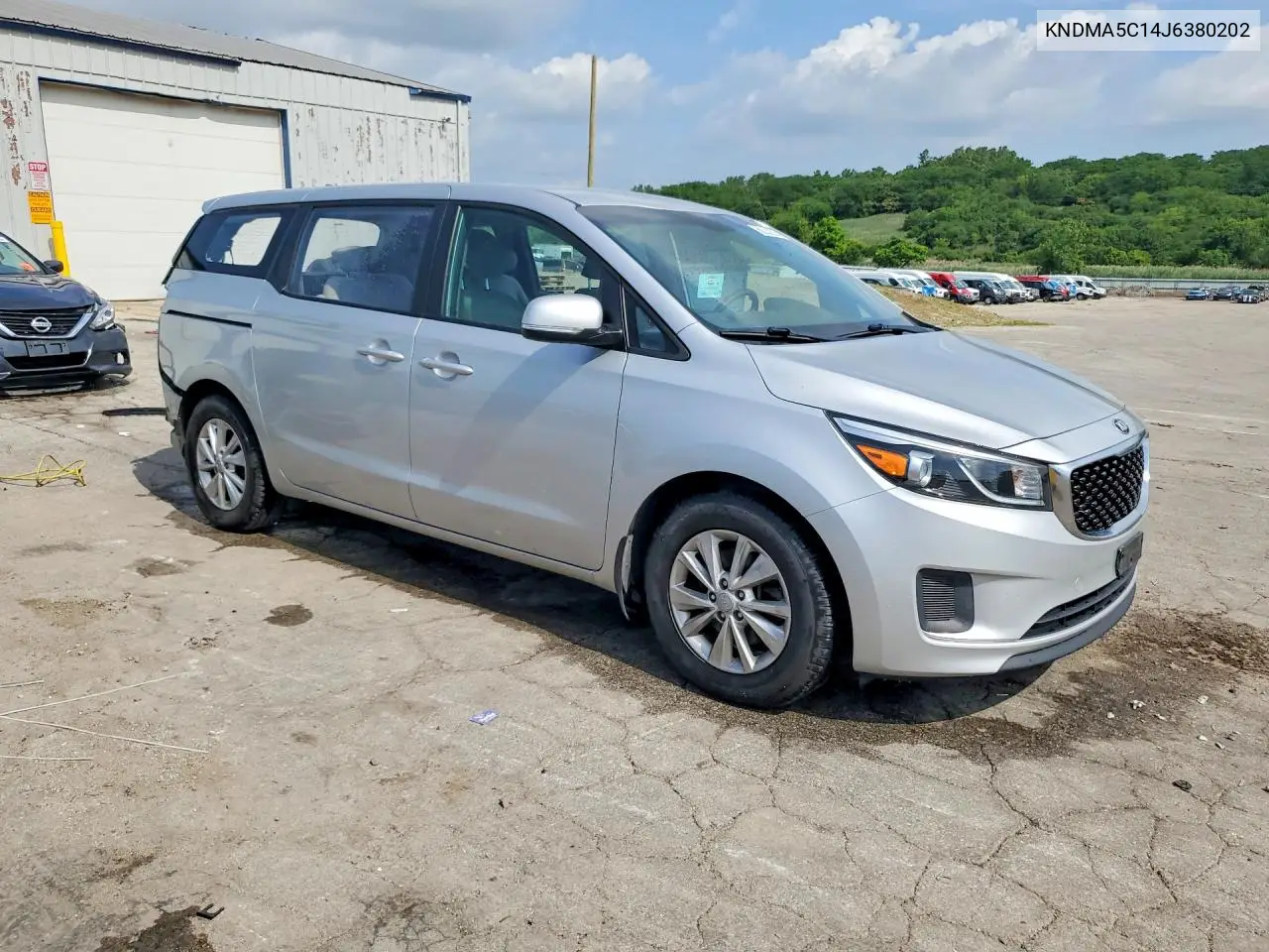 2018 Kia Sedona L VIN: KNDMA5C14J6380202 Lot: 59253226