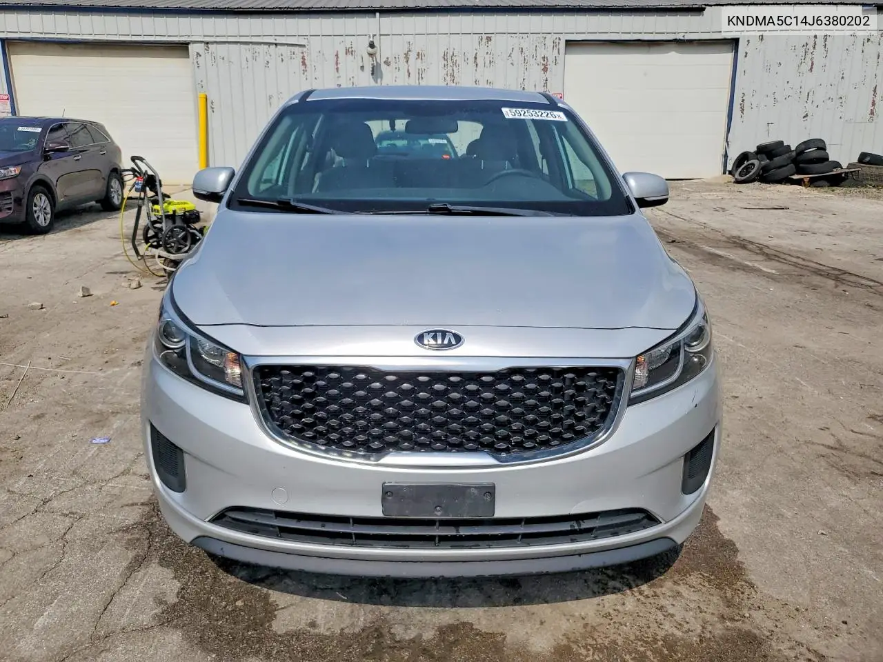 2018 Kia Sedona L VIN: KNDMA5C14J6380202 Lot: 59253226