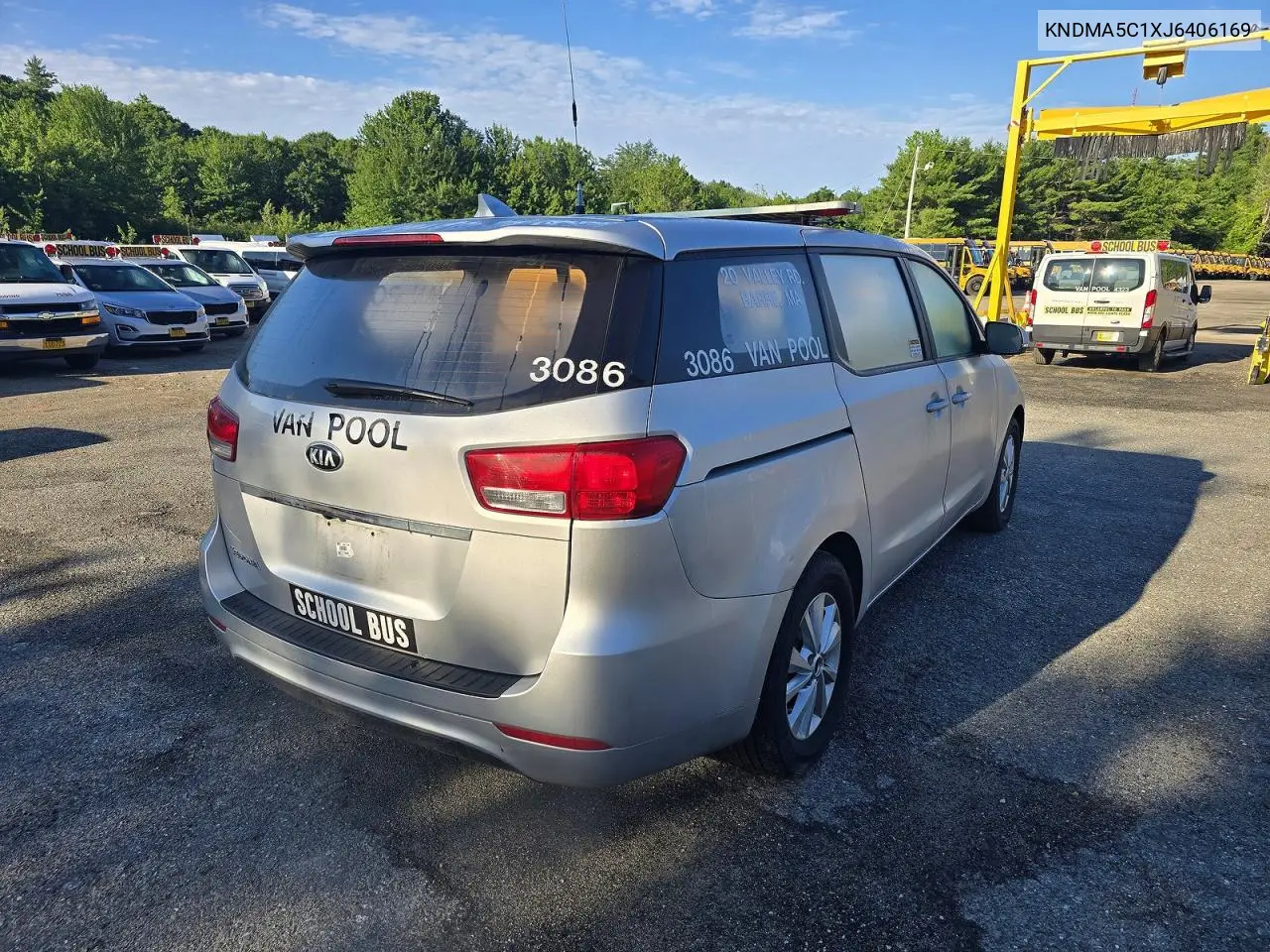 2018 Kia Sedona L VIN: KNDMA5C1XJ6406169 Lot: 59715566