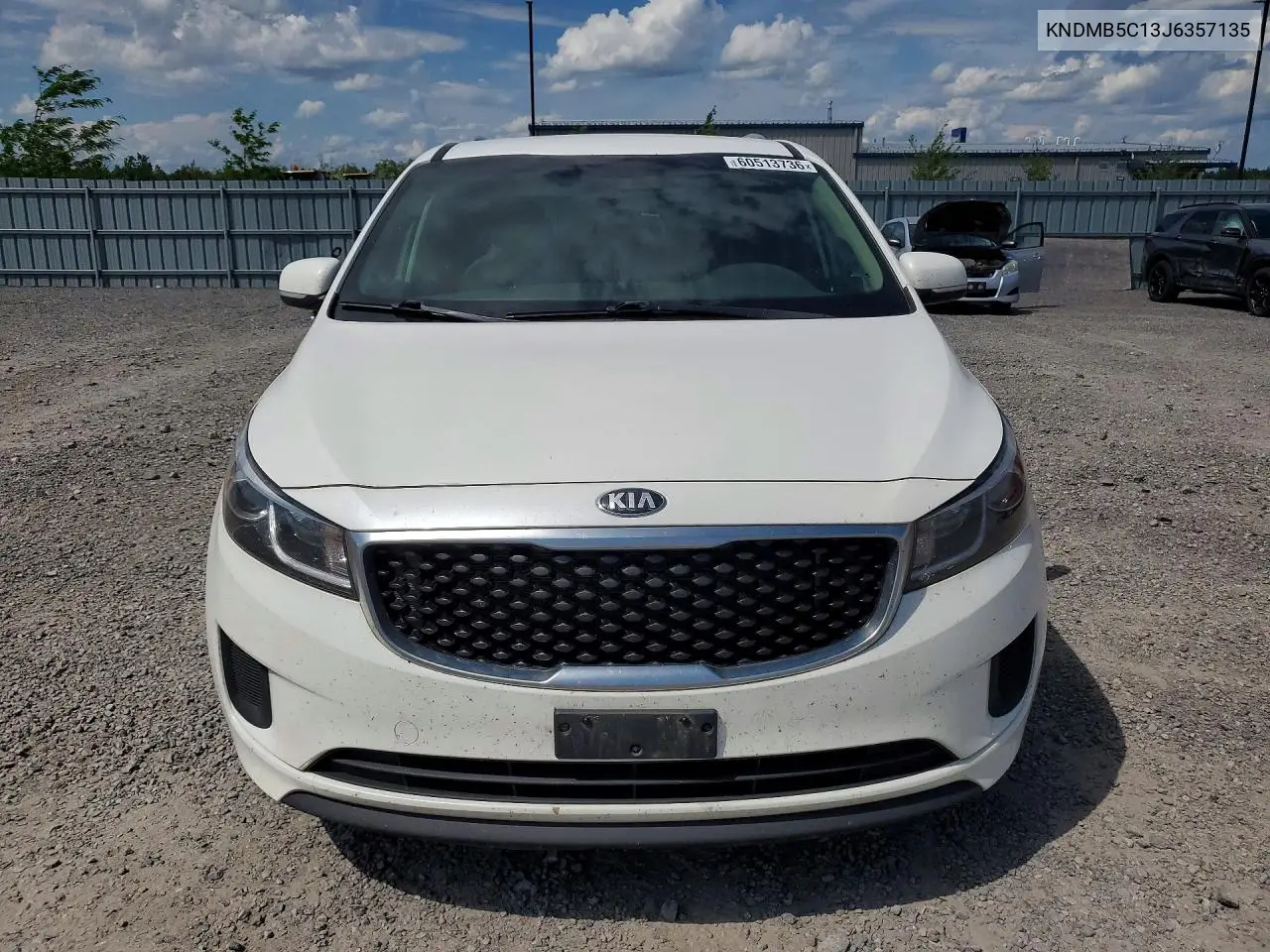 2018 Kia Sedona Lx VIN: KNDMB5C13J6357135 Lot: 60513736