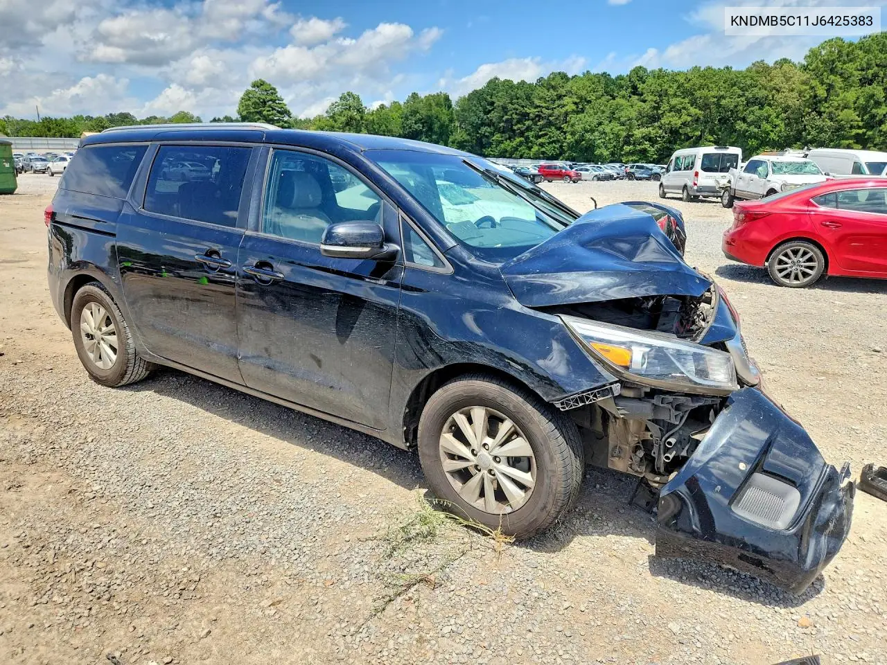 2018 Kia Sedona Lx VIN: KNDMB5C11J6425383 Lot: 61092396