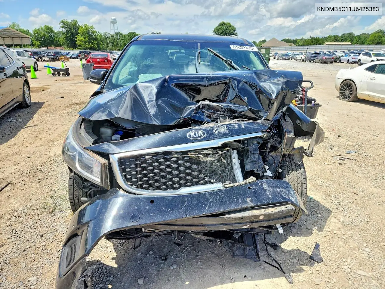 2018 Kia Sedona Lx VIN: KNDMB5C11J6425383 Lot: 61092396