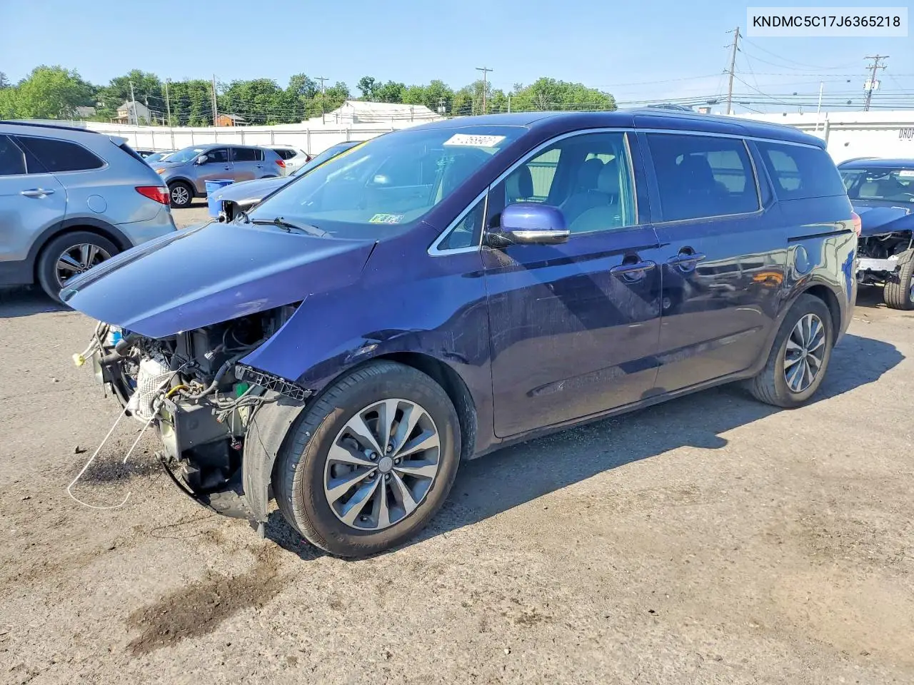 2018 Kia Sedona Sx VIN: KNDMC5C17J6365218 Lot: 61368906