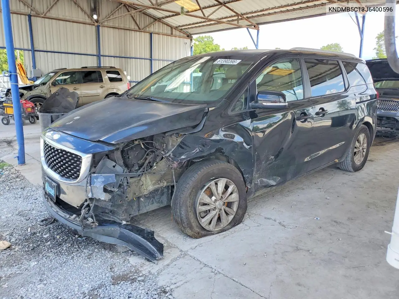 2018 Kia Sedona Lx VIN: KNDMB5C13J6400596 Lot: 61390396