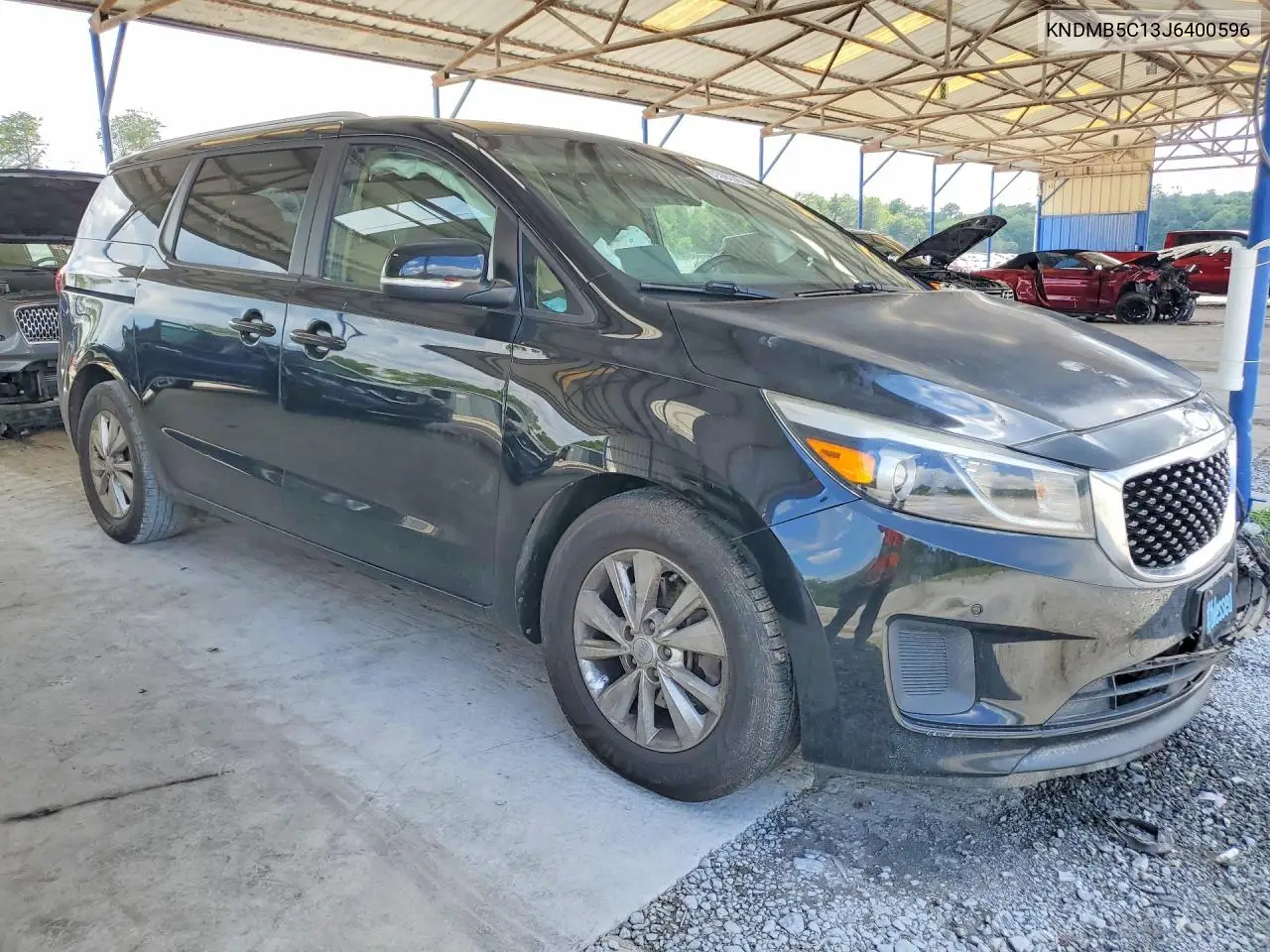 2018 Kia Sedona Lx VIN: KNDMB5C13J6400596 Lot: 61390396