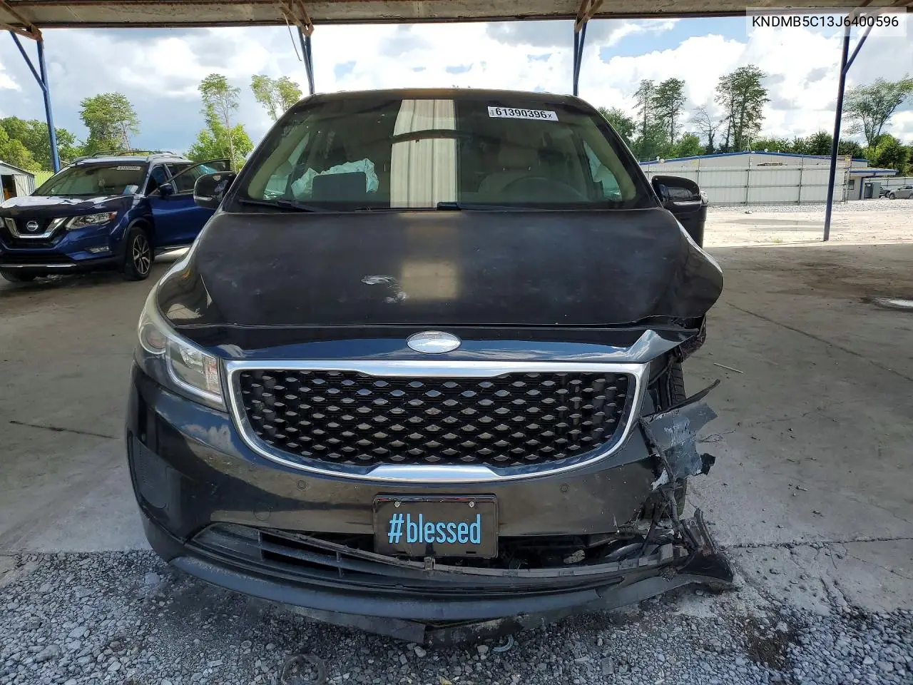 2018 Kia Sedona Lx VIN: KNDMB5C13J6400596 Lot: 61390396