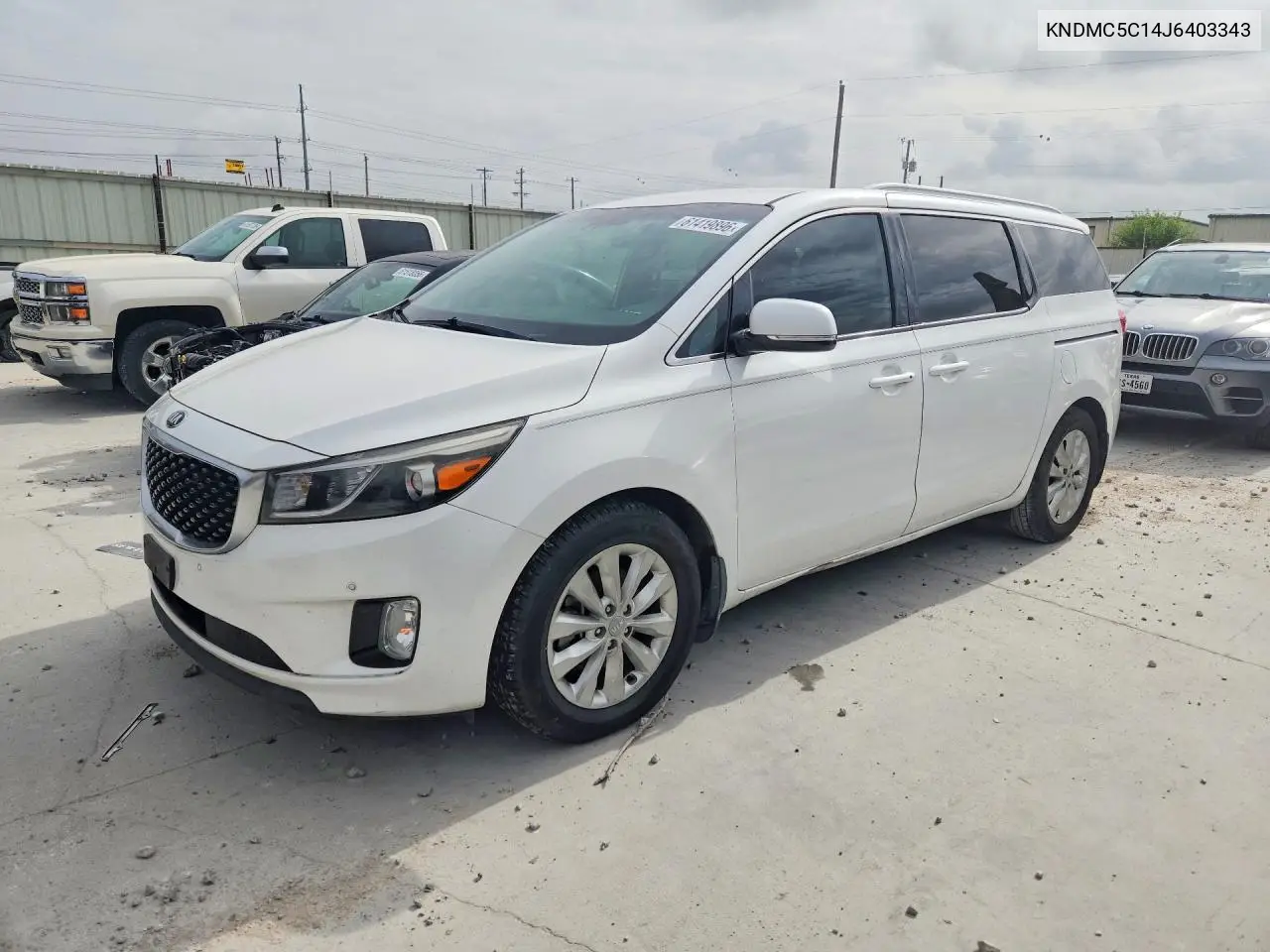 2018 Kia Sedona Ex VIN: KNDMC5C14J6403343 Lot: 61419896