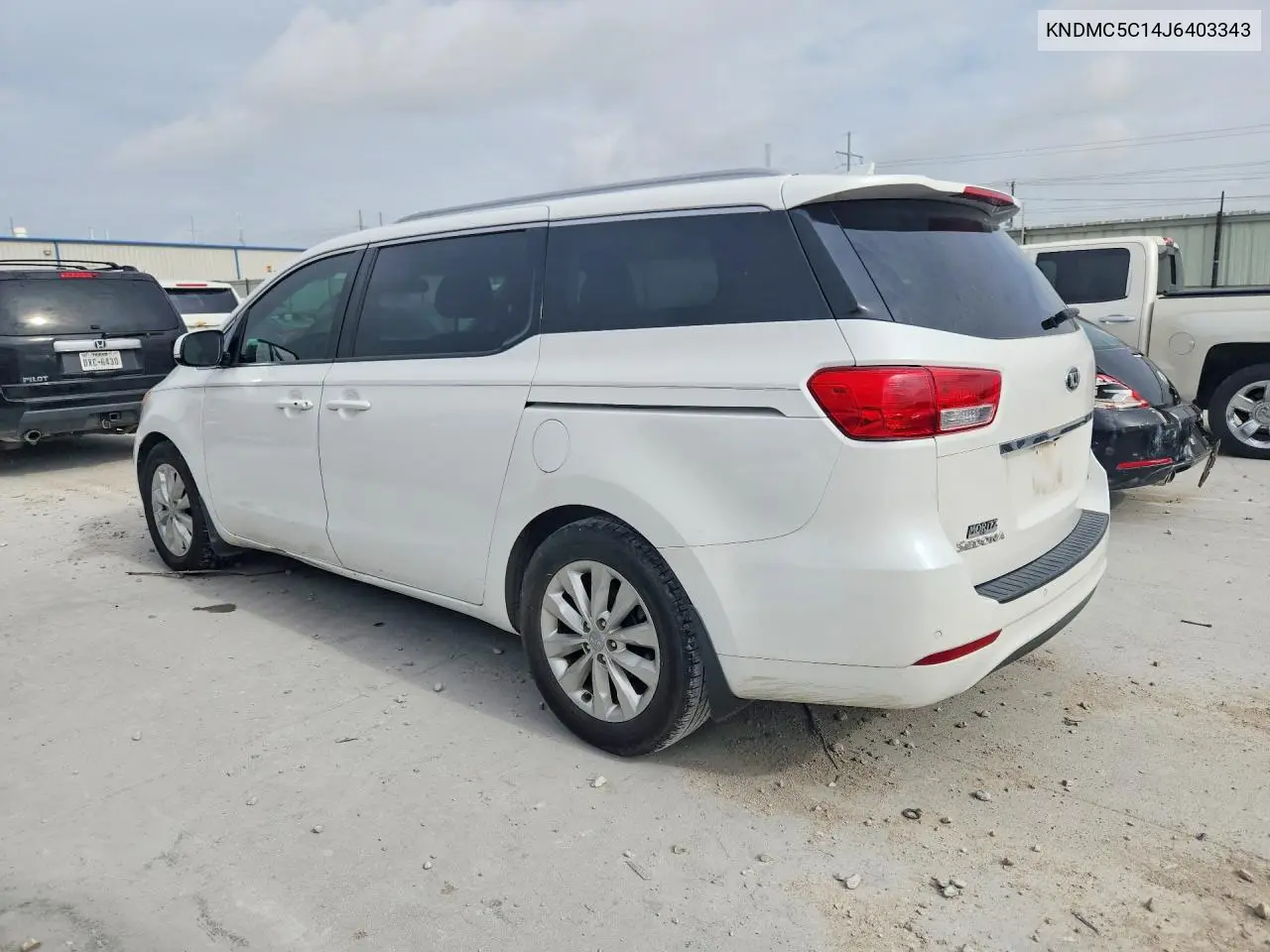 2018 Kia Sedona Ex VIN: KNDMC5C14J6403343 Lot: 61419896