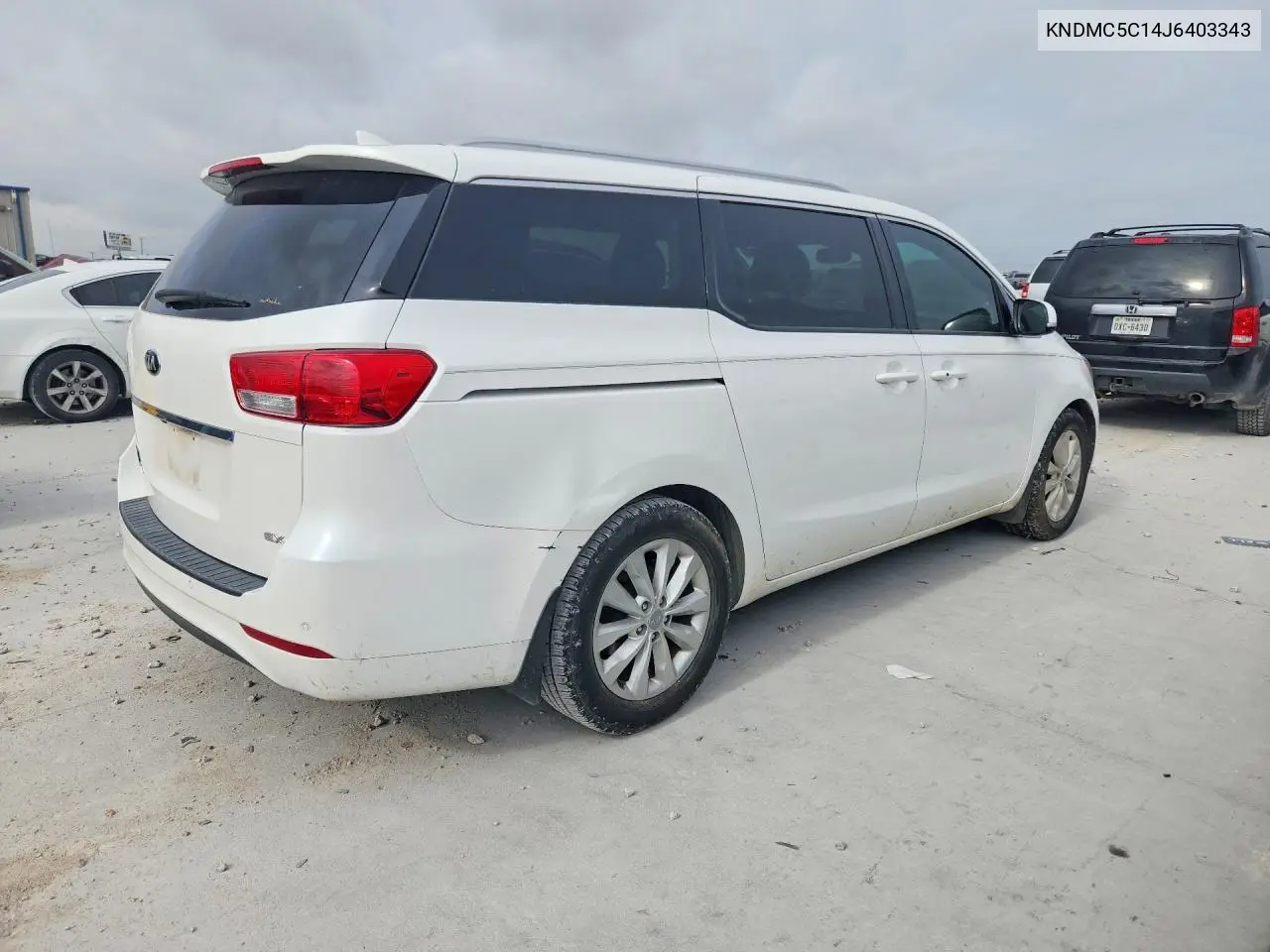 2018 Kia Sedona Ex VIN: KNDMC5C14J6403343 Lot: 61419896