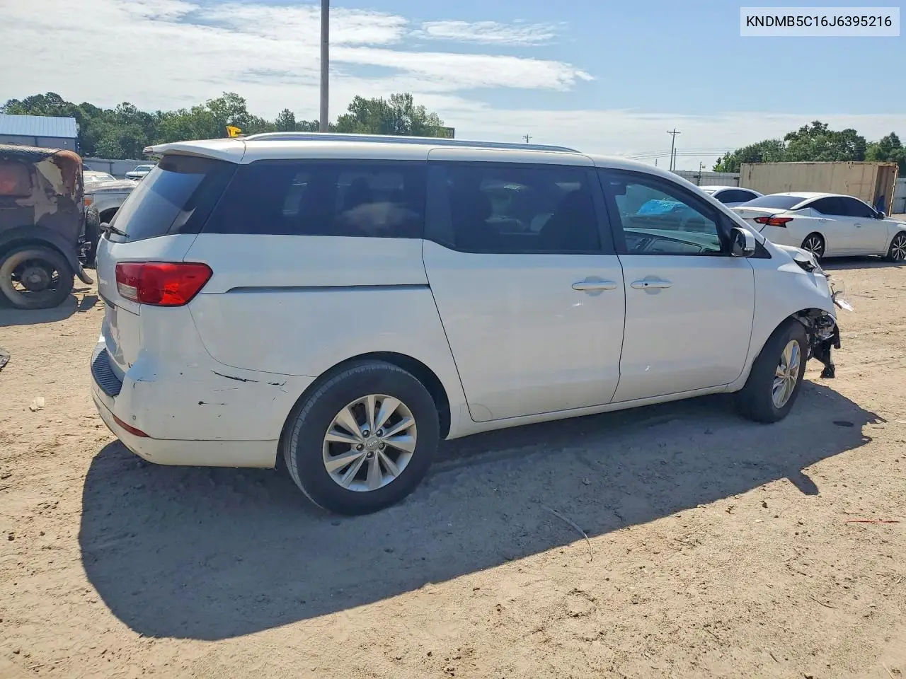 2018 Kia Sedona Lx VIN: KNDMB5C16J6395216 Lot: 61556436