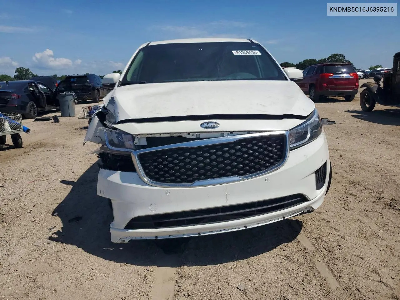 2018 Kia Sedona Lx VIN: KNDMB5C16J6395216 Lot: 61556436