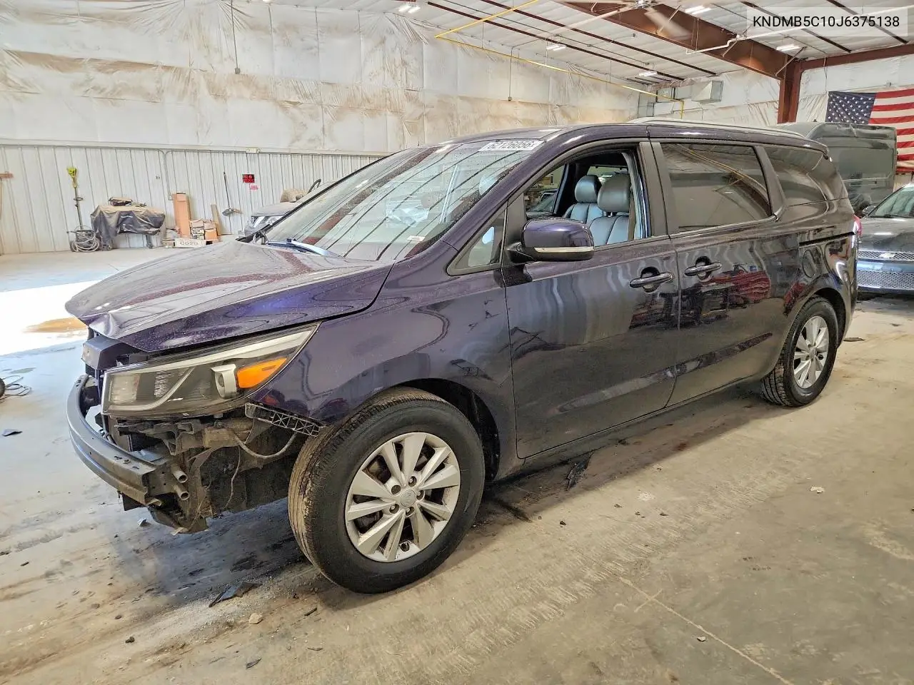 2018 Kia Sedona Lx VIN: KNDMB5C10J6375138 Lot: 62126056