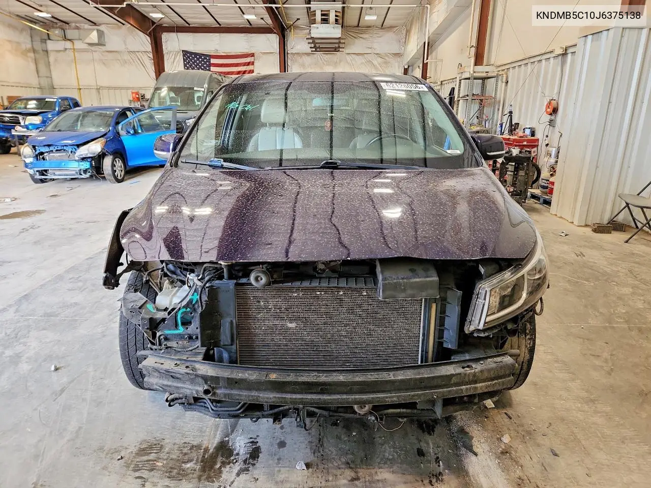 2018 Kia Sedona Lx VIN: KNDMB5C10J6375138 Lot: 62126056