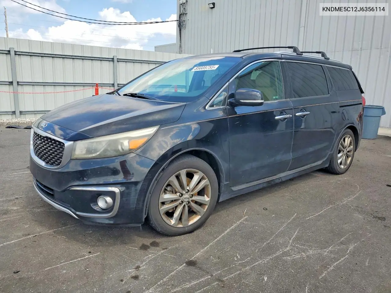 2018 Kia Sedona Sxl VIN: KNDME5C12J6356114 Lot: 85605755