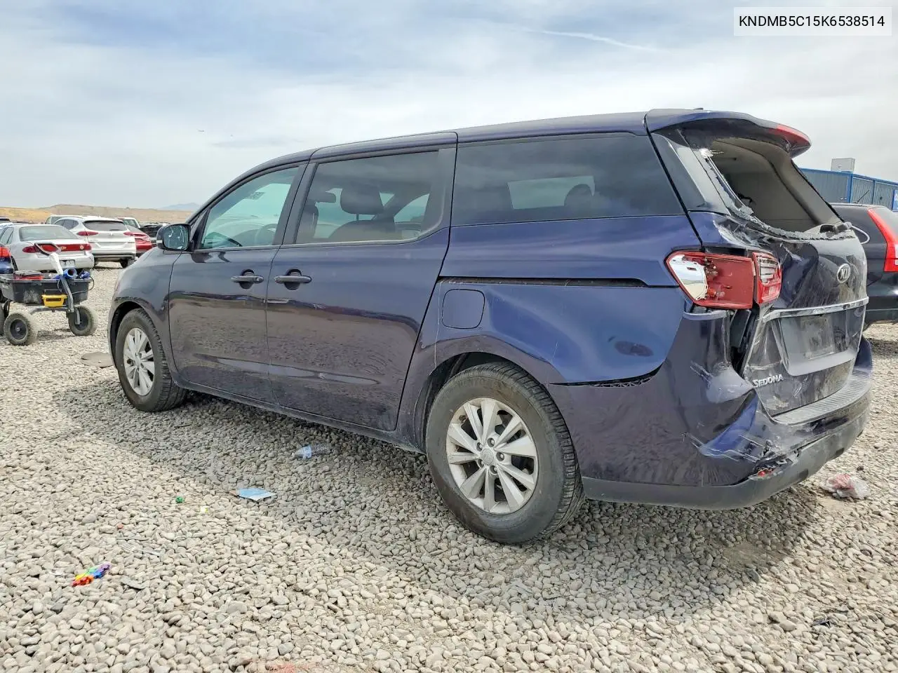 2019 Kia Sedona VIN: KNDMB5C15K6538514 Lot: 56295596
