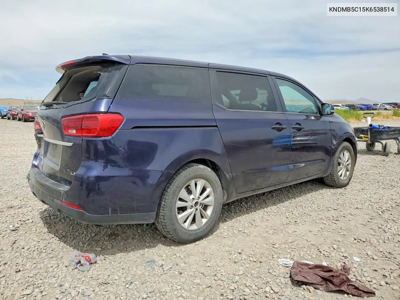 2019 Kia Sedona VIN: KNDMB5C15K6538514 Lot: 56295596