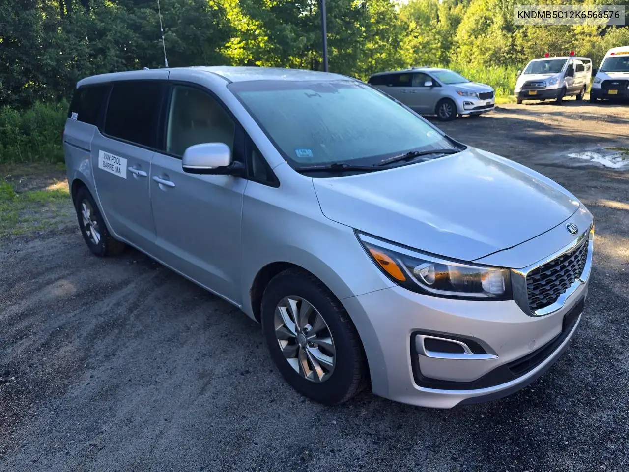 2019 Kia Sedona Lx VIN: KNDMB5C12K6566576 Lot: 59701526