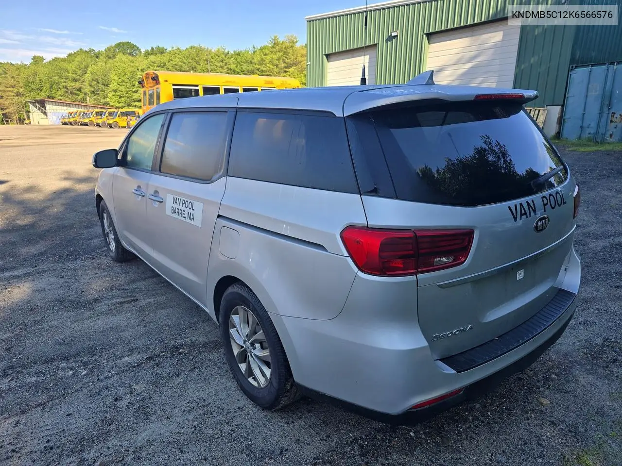 2019 Kia Sedona Lx VIN: KNDMB5C12K6566576 Lot: 59701526