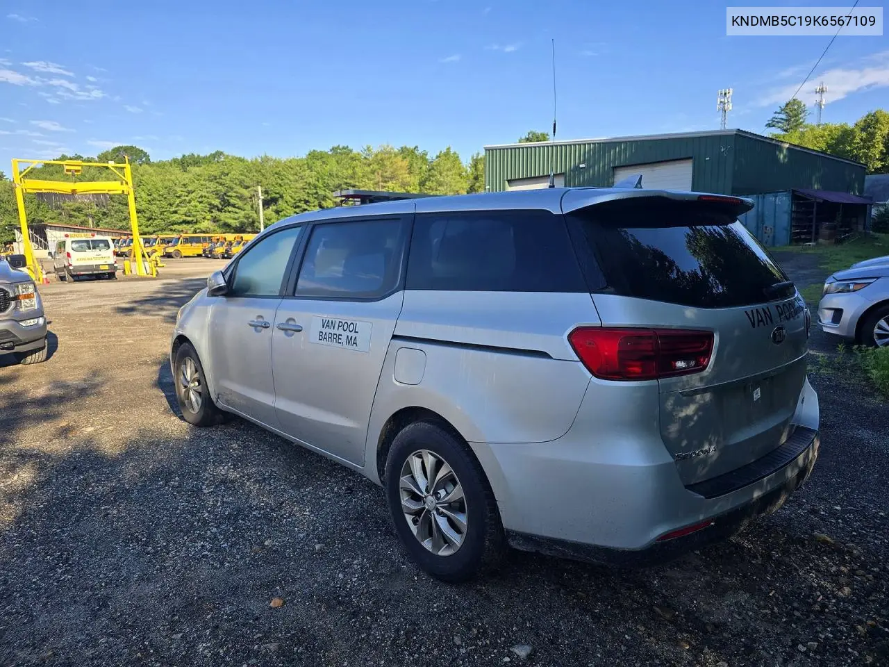 2019 Kia Sedona Lx VIN: KNDMB5C19K6567109 Lot: 59716346