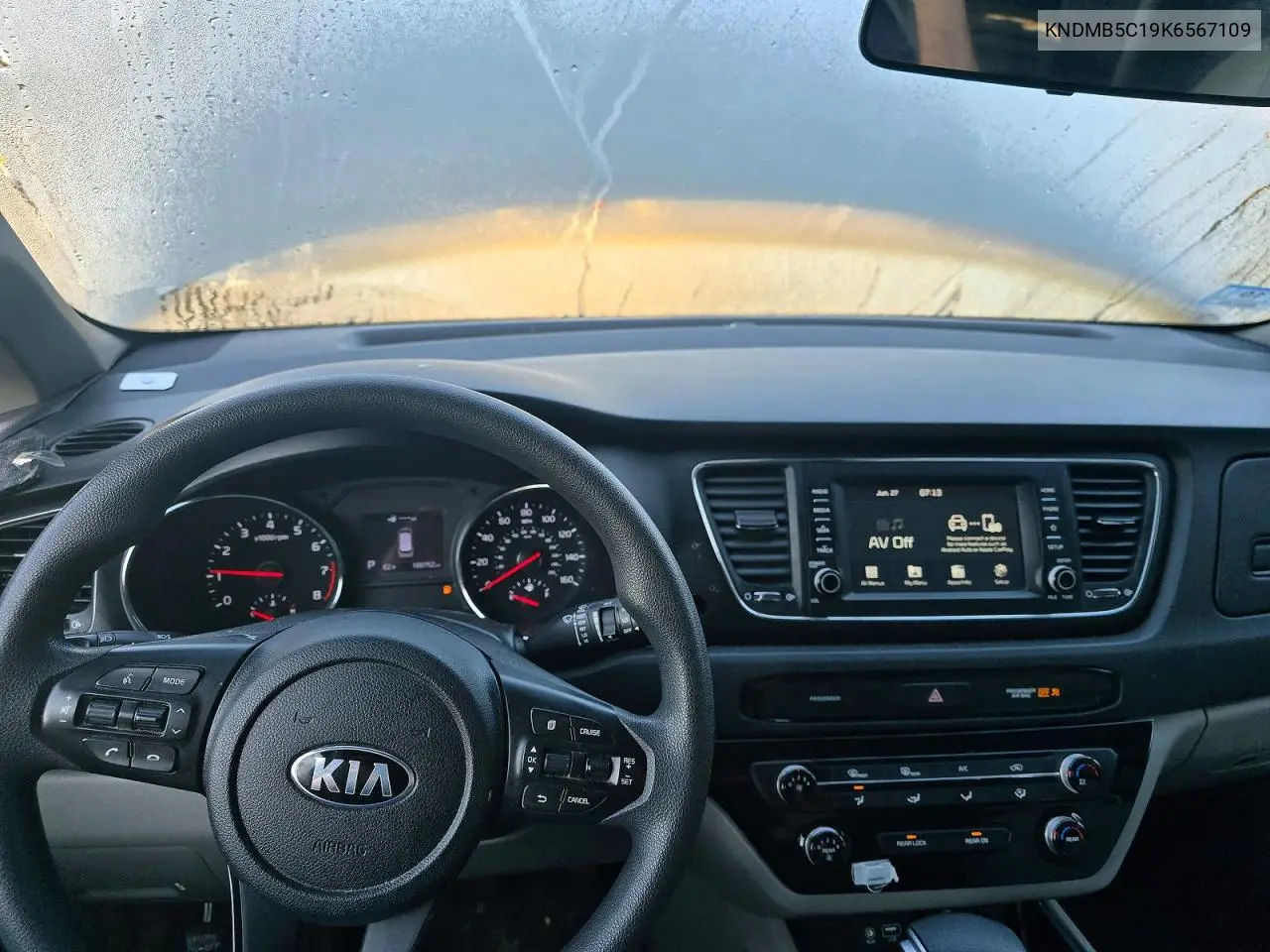 2019 Kia Sedona Lx VIN: KNDMB5C19K6567109 Lot: 59716346