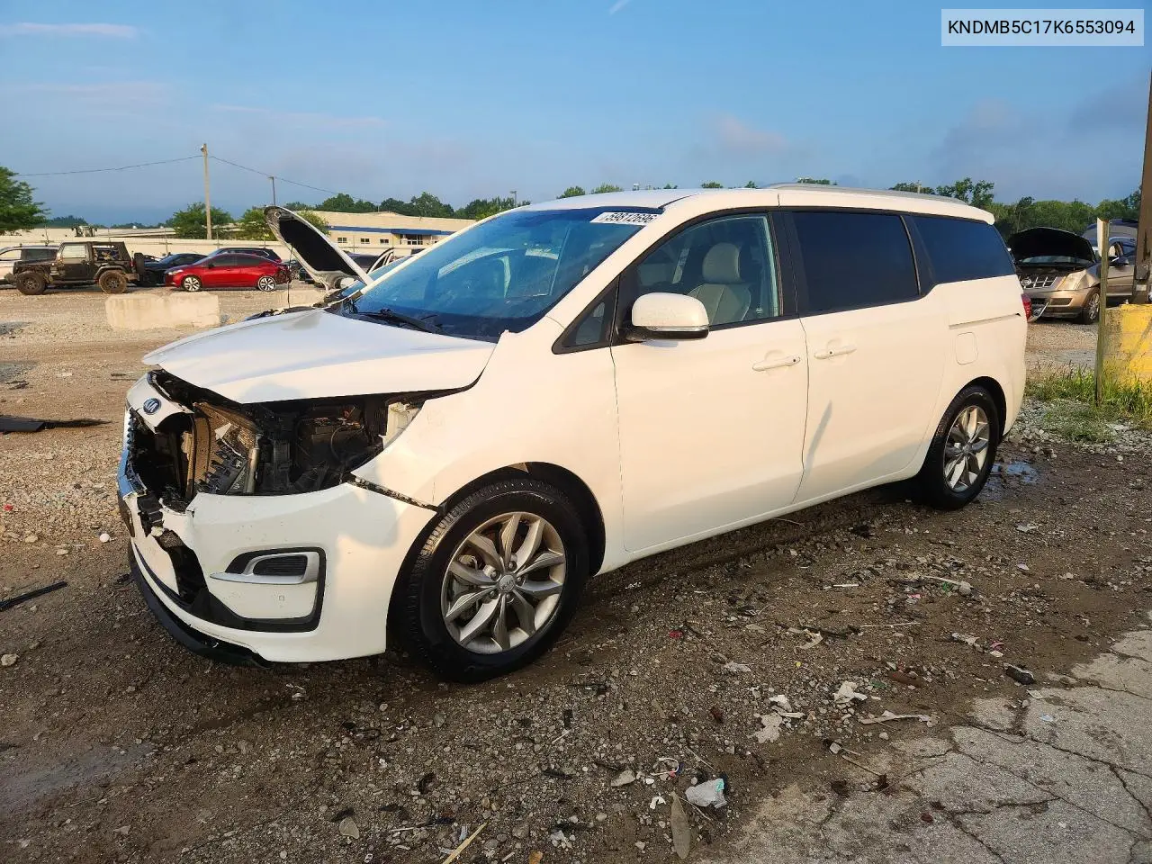 2019 Kia Sedona Ex VIN: KNDMB5C17K6553094 Lot: 59812696