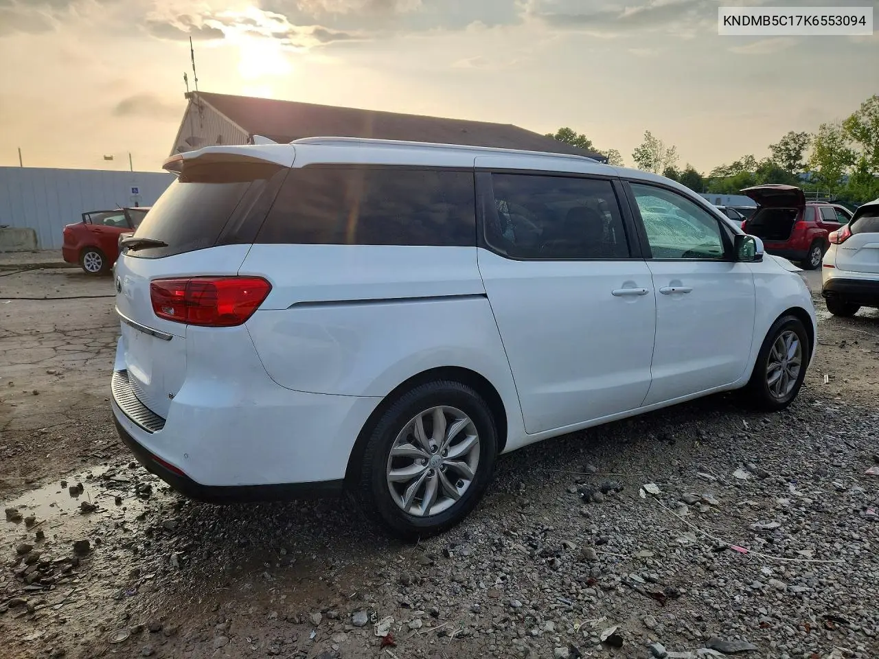 2019 Kia Sedona Ex VIN: KNDMB5C17K6553094 Lot: 59812696