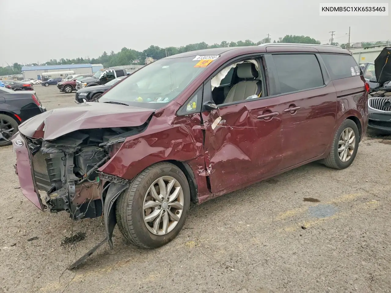 2019 Kia Sedona Ex VIN: KNDMB5C1XK6535463 Lot: 61302956