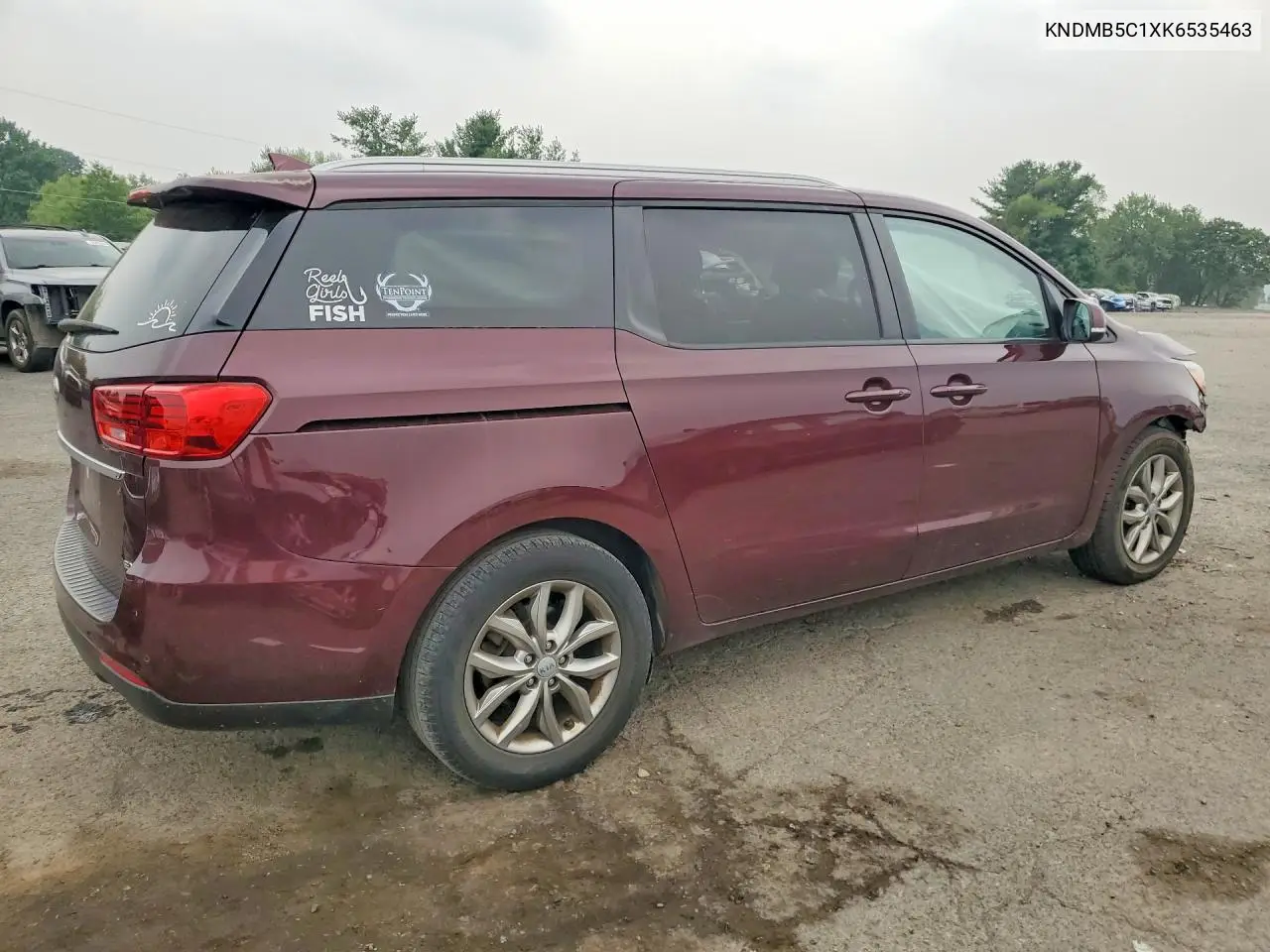 2019 Kia Sedona Ex VIN: KNDMB5C1XK6535463 Lot: 61302956