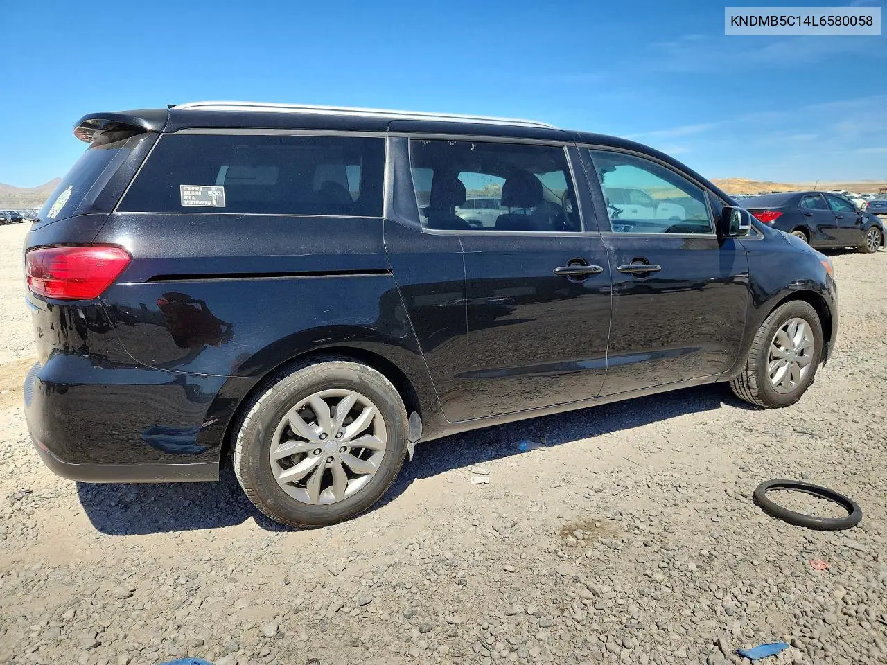 2020 Kia Sedona Ex VIN: KNDMB5C14L6580058 Lot: 58074546