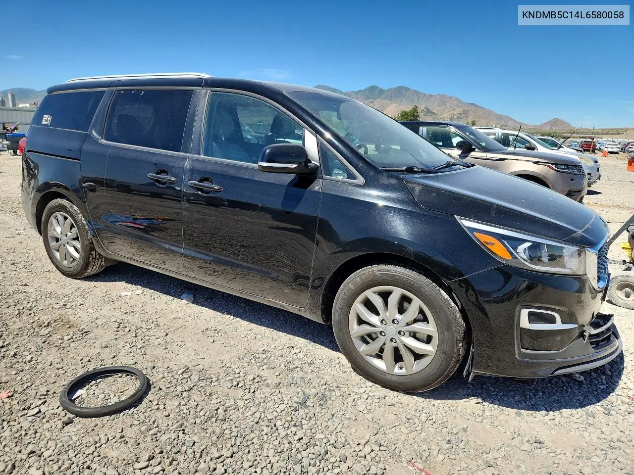2020 Kia Sedona Ex VIN: KNDMB5C14L6580058 Lot: 58074546